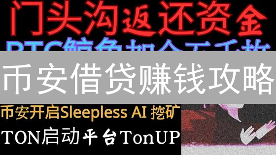 币安借贷赚钱攻略：新手必看，收益翻倍秘籍！