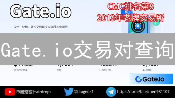 Gate.io交易对查询：掌握市场，高效投资决策