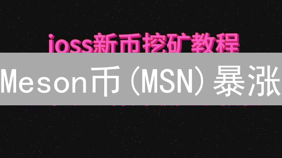 Meson币(MSN)暴涨？颠覆CDN的去中心化带宽网络！