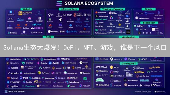 Solana生态大爆发！DeFi、NFT、游戏，谁是下一个风口？