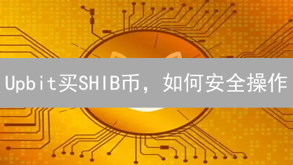 Upbit买SHIB币，如何安全操作？韩国投资者必看！